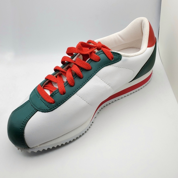 LA dbs Sneakers (women size 8)  6 1/2 White, Green, Red - Picture 8 of 13